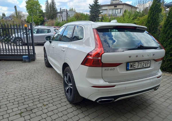 Volvo XC 60 cena 139900 przebieg: 98000, rok produkcji 2019 z Warszawa małe 781